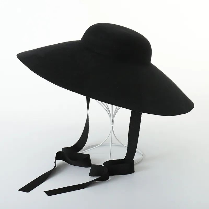 Stylish Black Color Fedora Hats