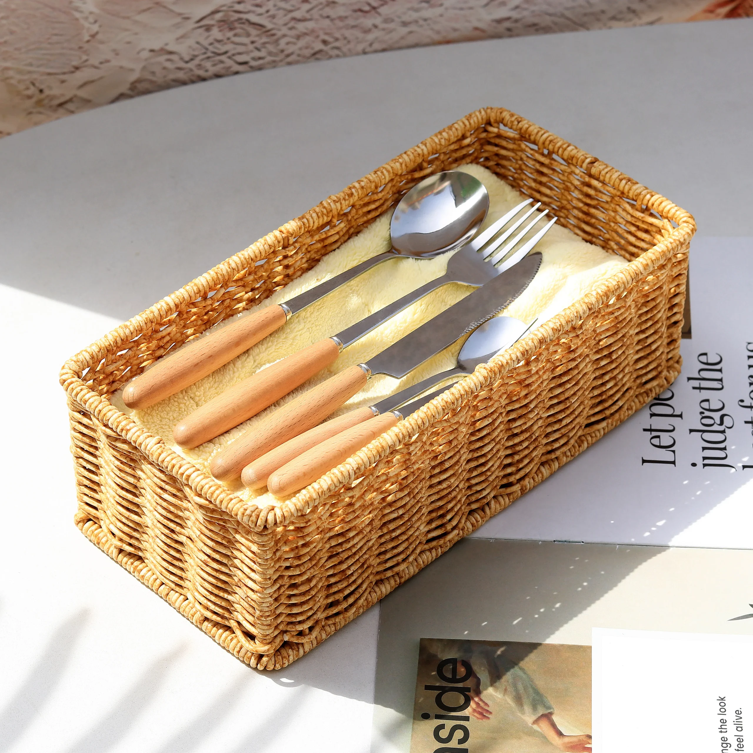 Luxury Straw Basket 