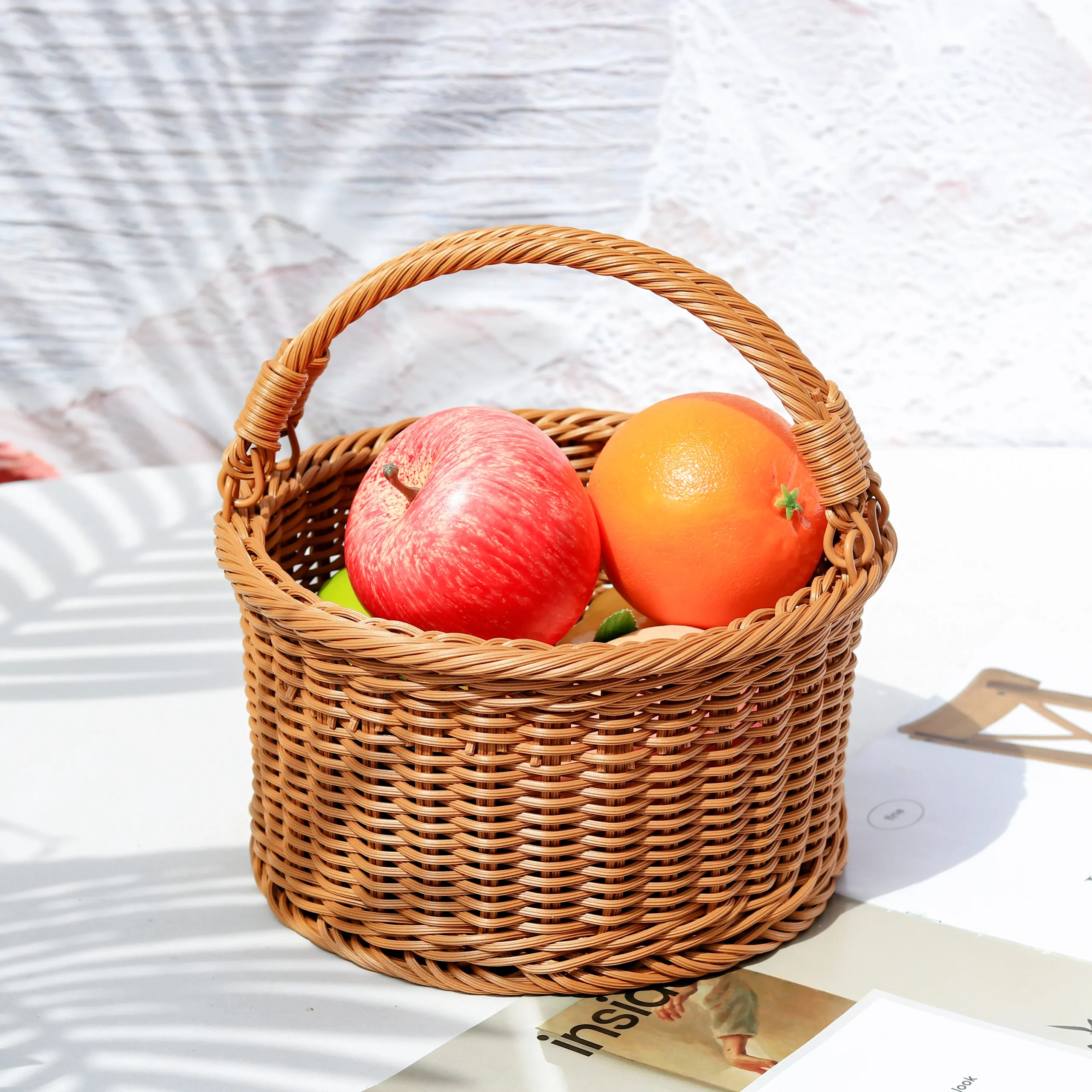 Straw Basket For Kitchen